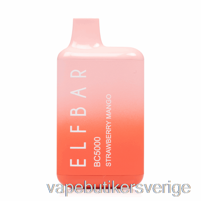 Vape Sverige Bc5000 0% Noll Nikotin Engångsjordgubbsmango